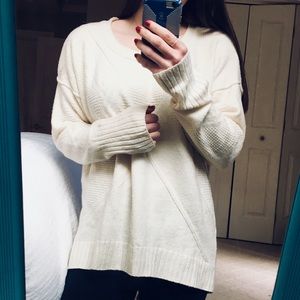 Calvin Klein Oversized Cream Sweater